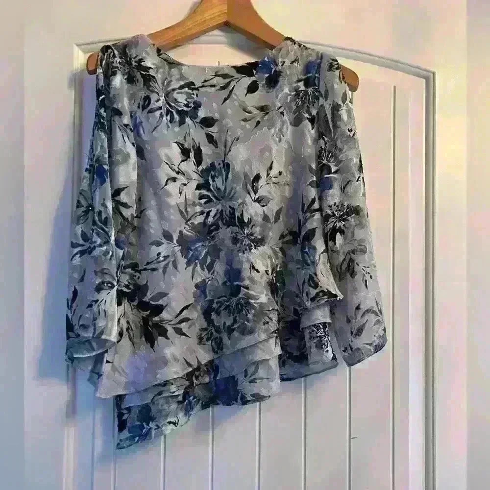 Alex Evenings Small Blouse - Picture 4 of 5